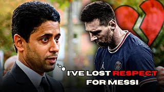 Nasser AlKhelaifi Slanders Messi in FULL INTERVIEW [upl. by Maryanne]