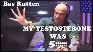 Bas Rutten on Painkillers  My testosterone was only 5 [upl. by Airakaz]