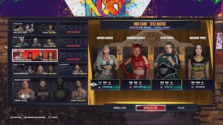 MyGMS1E3 Kayden Carter VS Carolina VS Piper Niven VS Roxanne Perez BACKSTAGE BRAWL FATAL 4WAY [upl. by Zerline]