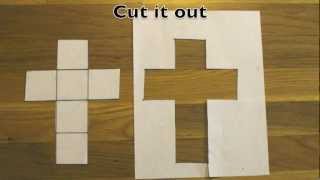 How to make a cube out of a sheet of paper [upl. by Tooley906]