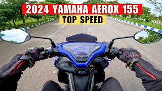 2024 Yamaha Aerox 155 Acceleration Test  Top Speed 🔥 [upl. by Brod]