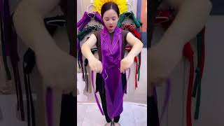 نوع جديد في الوزرة tablier angel caftan فصالةوخياطة [upl. by Blakeley]