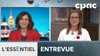 Paralysie à la Chambre des communes  entrevue avec la leader du gouv – 30 octobre 2024 [upl. by Hattie]