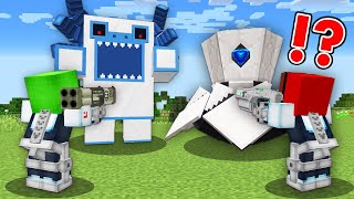 Overpowered GUNS vs Giant Mutant BOSSES in Minecraft Challenge Funny Pranks  Maizen [upl. by Eerol]