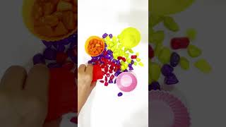 Oddly satisfying reverse video 🧲 asmr sound colourful beads satisfying shorts toys asmr [upl. by Anyahs]