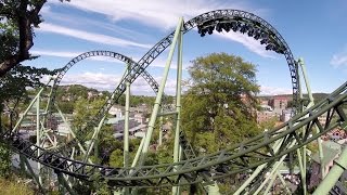 TPR Rides Helix Roller Coaster POV at Liseberg Sweden [upl. by Akli275]