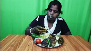 Katla Fish Fry Katla Fish Curry Eating Rice Sonka Eating Vlogs [upl. by Capriola]