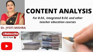 CONTENT ANALYSIS [upl. by Ecilahc]