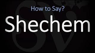 How to Pronounce Shechem CORRECTLY [upl. by Nyladnohr703]