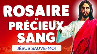 🙏 ROSAIRE au PRÉCIEUX SANG de JÉSUS CHRIST 🙏 Très PUISSANTE PRIÈRE [upl. by Epilihp]