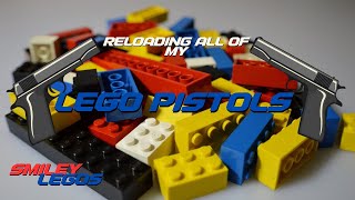 Reloading all of my Lego pistols [upl. by Eanwahs237]