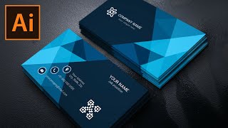 How to Create Business Card in Adobe Illustrator [upl. by Eihtur]