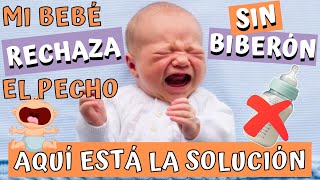 🤱🍼MI BEBÉ RECHAZA EL PECHO ¿CÓMO LO ALIMENTO❓❓ [upl. by Aldora]