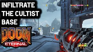 INFILTRATE THE CULTIST BASE Red Button Puzzle  DOOM Eternal [upl. by Sido115]