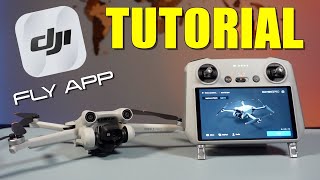 TUTORIAL DJI MINI 3 PRO E NUOVO RC  Guida completa DJI FLY APP [upl. by Sarat349]