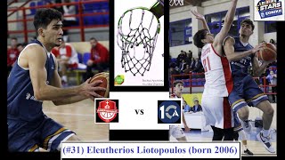 Eleutherios Liotopoulos 253pt 4reb 6as 2stl U18Panerethraikos BC  Deka BC 040124 [upl. by Bo]