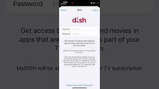 MyDISH ACCOUNT app  how to install on iPhone [upl. by Annaul472]