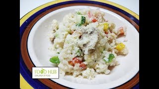 Vegetable Risotto  Rice Recipes  Italian Cuisine  How To Make Perfect Risotto Recipe By Food Hub [upl. by Kannry294]