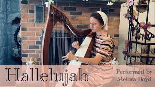 Hallelujah on Harp arr ChristyLyn Marais Performed by Melora Boyd [upl. by Aenert]