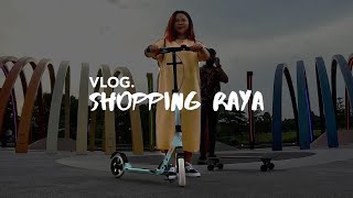 Vlog  Shopping Raya Beli Scooter  Oxelo Town 7XL [upl. by Lehte]