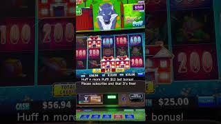 Huff n more Puff 10 Bet Bonus fun casino fyp huffnmorepuff bonus [upl. by Ansaev]