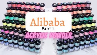 ALIBABA WHOLESALE ACRYLIC POWDER  PHILLY NAIL TECH  BEGINNER NAIL TECH [upl. by Alick]