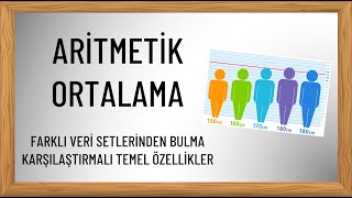 Aritmetik ortalama nedir Nasıl bulunur Temel özellikleri nelerdir [upl. by Nedroj]