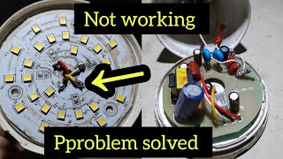 Automatic led light not working problem solved  ACDC bulb no power repair [upl. by Nolyk986]