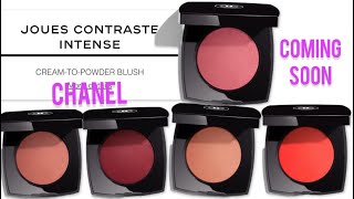 Chanel CREAMTOPOWDER BLUSH JOUES CONTRASTE INTENSE details [upl. by Cozmo]