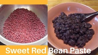 How to make Sweet Red Bean Paste Recipe あずきの炊き方 レシピ [upl. by Danell675]