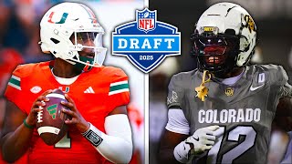 2025 NFL Mock Draft  Midseason Point Predictions [upl. by Wiebmer243]