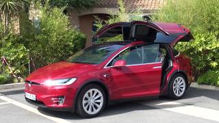 Camping Sunêlia Le Fief  Tesla Model X  borne Tesla Connector  2017 [upl. by Ragucci280]