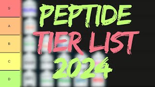 Peptide Tier List RANKED from BEST to WORST [upl. by Noirb]