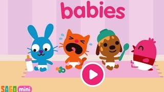 Sago Mini Babies  Sago Mini Малыши  Развивающий мультик ИГРА  Childrens cartoon game [upl. by Bui]