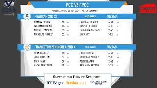 Prahran 2nd XI v Frankston Peninsula 2nd XI [upl. by Amargo]