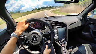 2021 McLaren 720S Coupe  POV Driving Review [upl. by Sanfred]