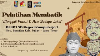 MELESTARIKAN BATIK SENI ASLI NUSANTARA [upl. by Bull]