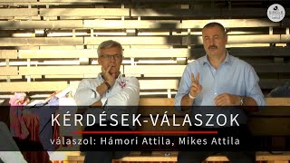 2018 Kérdések válaszok 1  Hámori Attila Mikes Attila [upl. by Yenttirb]