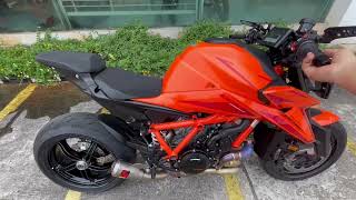 KTM 1390 superduke R evo with akrapovic exhaust [upl. by Jamal]