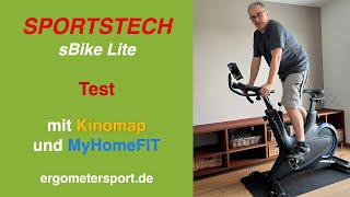 Sportstech sBike Lite Speedbike im Test ergometersport [upl. by Ahsinan]