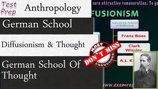 German School Of Diffusionism and Thought  Anthropology [upl. by Whiting]