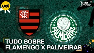 FLAMENGO X PALMEIRAS ONDE ASSISTIR TRANSMISSÃO AO VIVO E HORÁRIO PELO BRASILEIRÃO [upl. by Inaj]