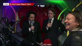 Ylvis VGTV musical bus trip 05012016 [upl. by Hubey72]