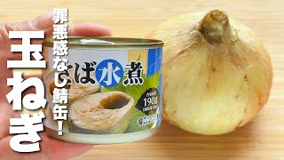 【玉ねぎの簡単レシピ】鯖缶と合わせて炒めるだけ！うますぎる [upl. by Nedearb]