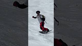 八方尾根スキー場ラストラン。5月1日営業終了。 竹内水輝 snowboarding スノーボードグラトリショートターンカービングターン 八方尾根スキー場 [upl. by Hazen]