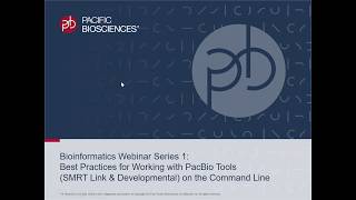 Bioinformatics Webinar Best Practices for Working with PacBio Tools [upl. by Eidok568]