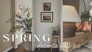 Spring Decorate With Me 2024  Entryway amp Living Room [upl. by Dwyer]