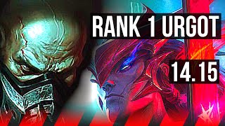 URGOT vs YONE TOP  Rank 1 Urgot Dominating  TR Challenger  1415 [upl. by Aleakim]