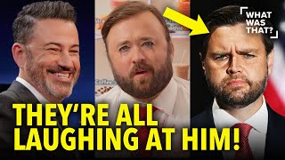 Kimmel MERCILESSLY MOCKS Vance in front of MILLIONS [upl. by Pincince]