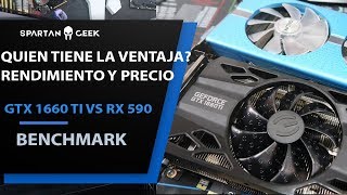 GTX 1660 Ti VS RX 590 en Precio  Rendimiento ¿quien es el Mejor [upl. by Quin]